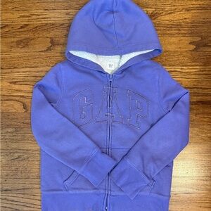 GAP Kids Vibrant Purple Zip-Up Hoodie